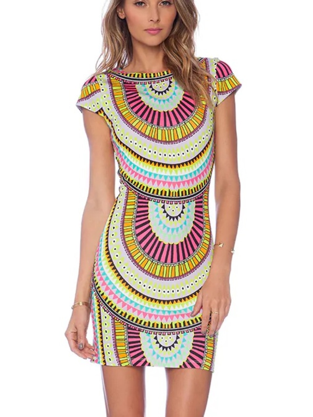 Mara Hoffman Cap Sleeve Mini Dress el Mundo